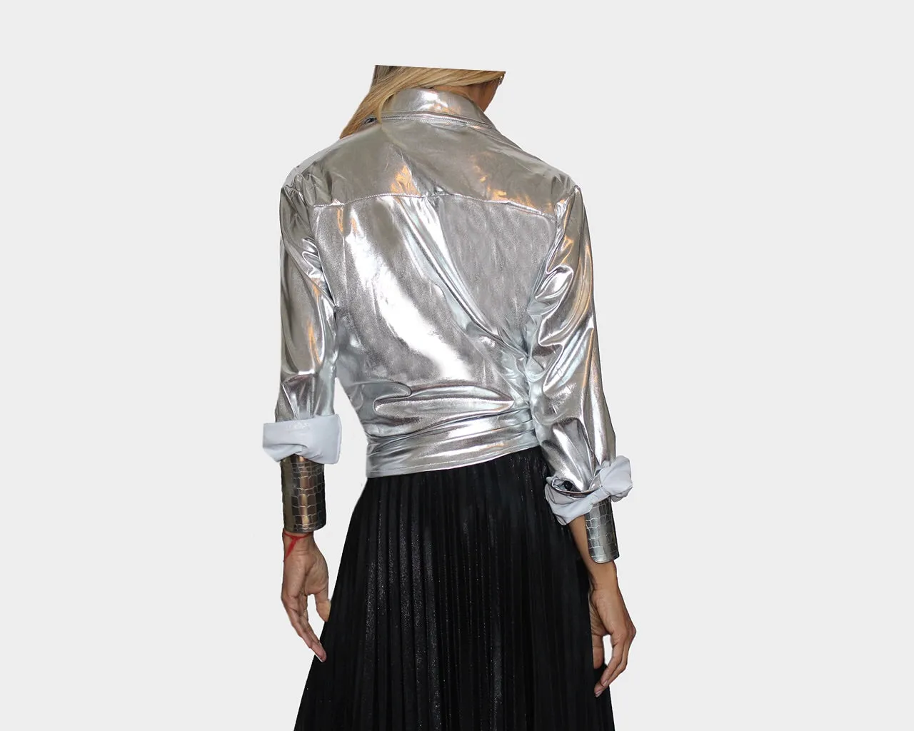 3 Silver Long Sleeve Shirt - The Milan