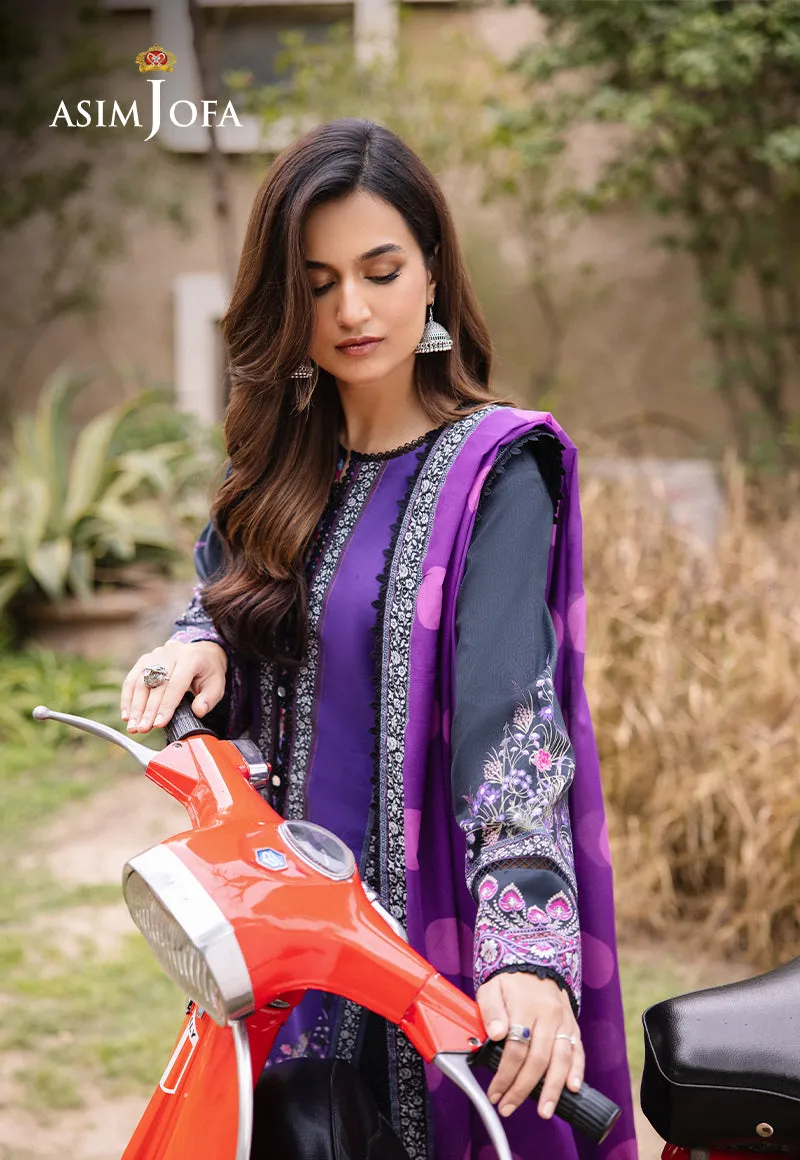 AJBU-15 PRINTED LAWN 3 PCS