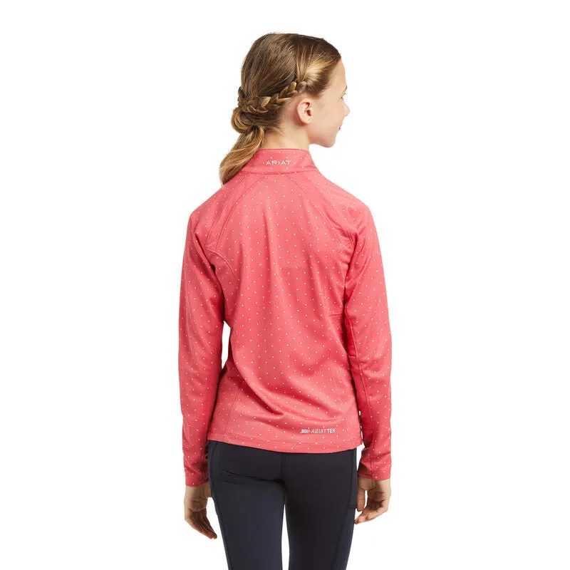 Ariat Kids Sunstopper 2.0 Team 1/4 Zip Baselayer Top
