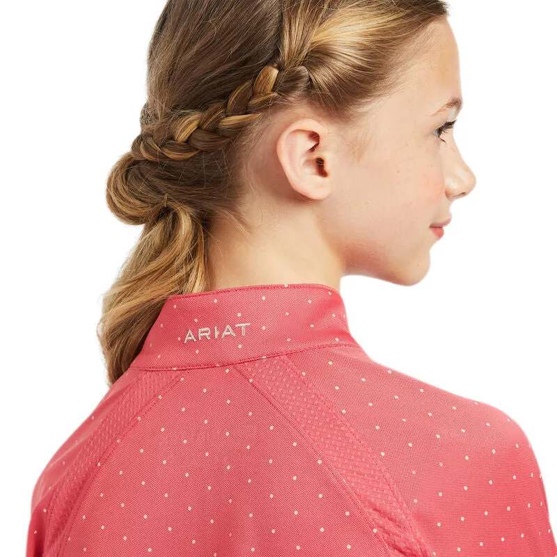 Ariat Kids Sunstopper 2.0 Team 1/4 Zip Baselayer Top