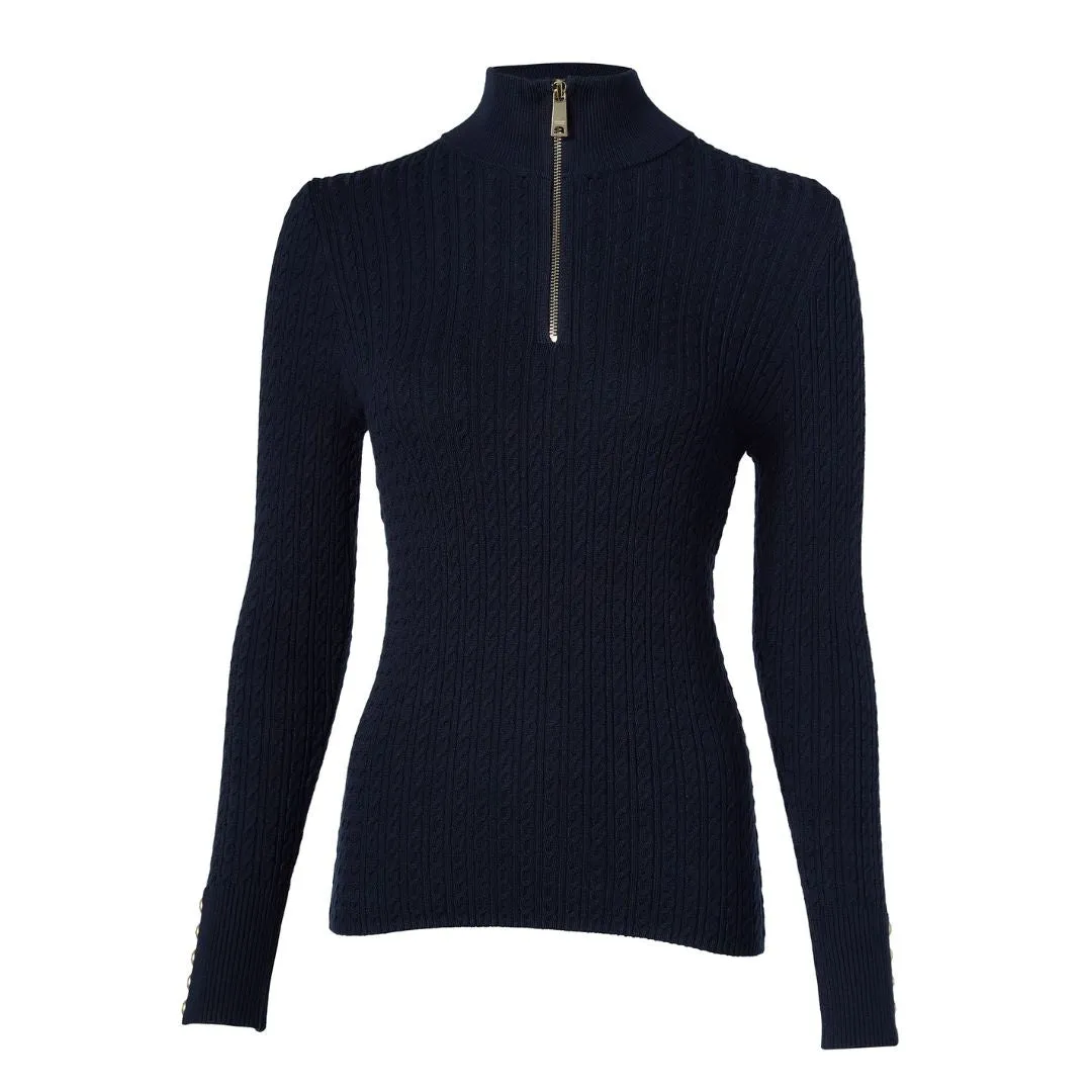 Ava Half Zip Knit