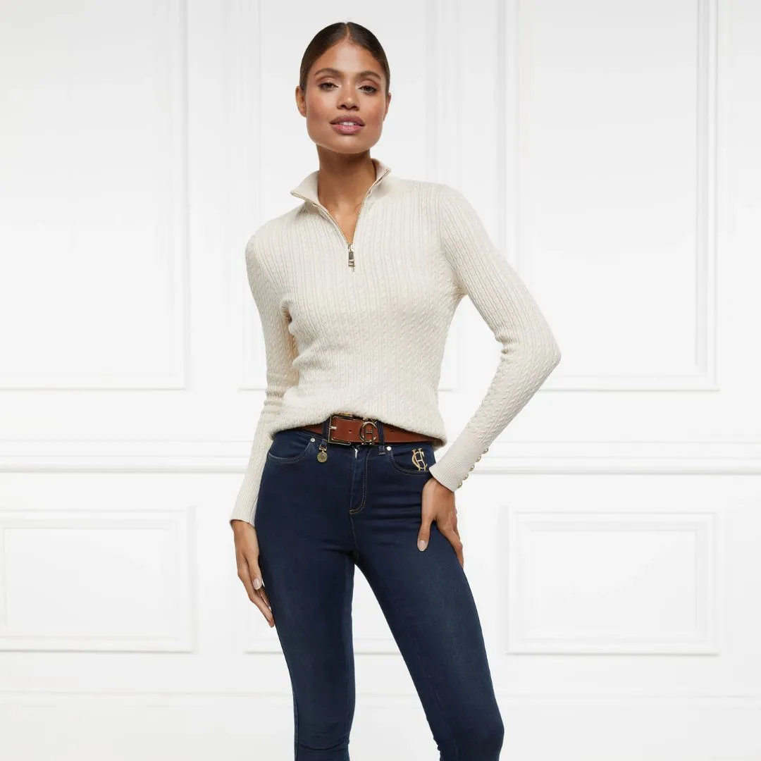 Ava Half Zip Knit