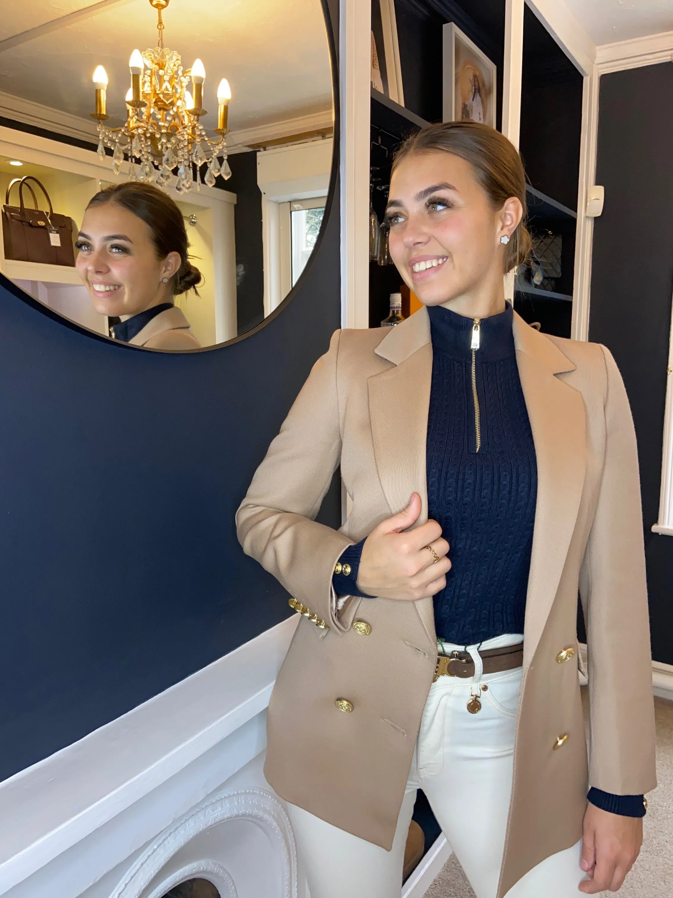 Ava Half Zip Knit