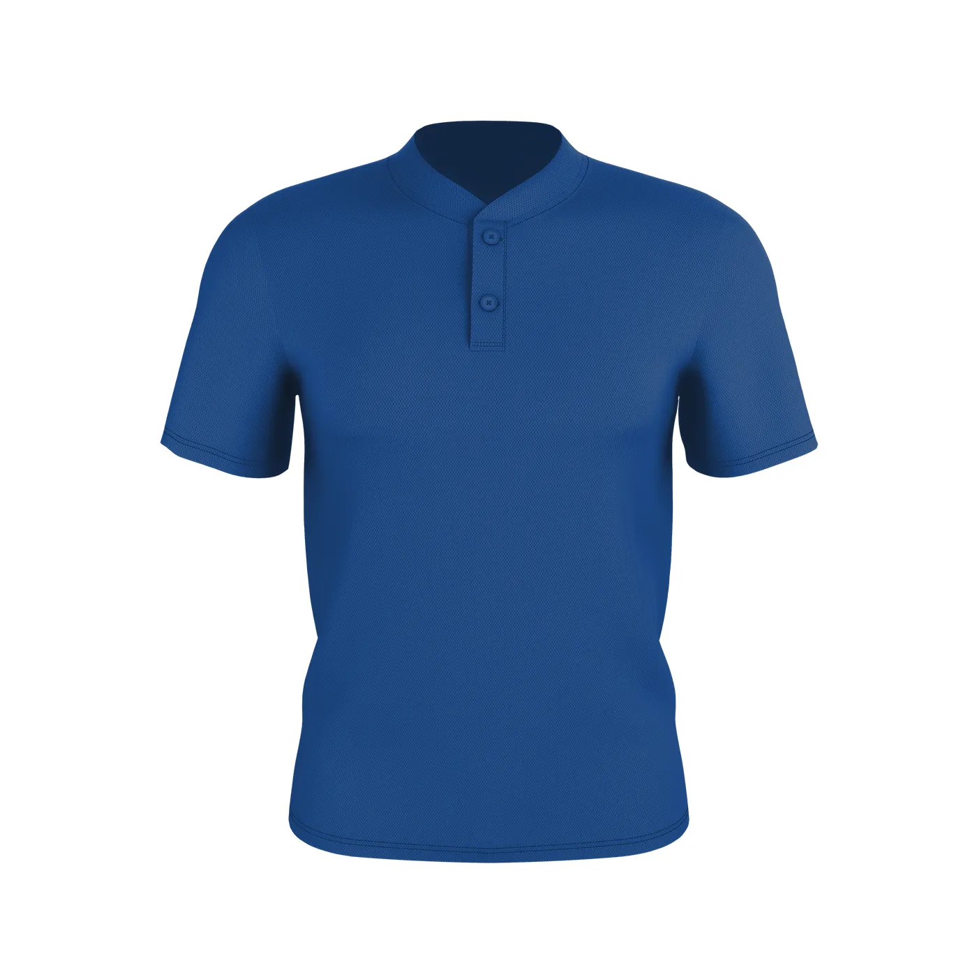 Badger Sport Adult Baseball 2 Button Henley Jersey