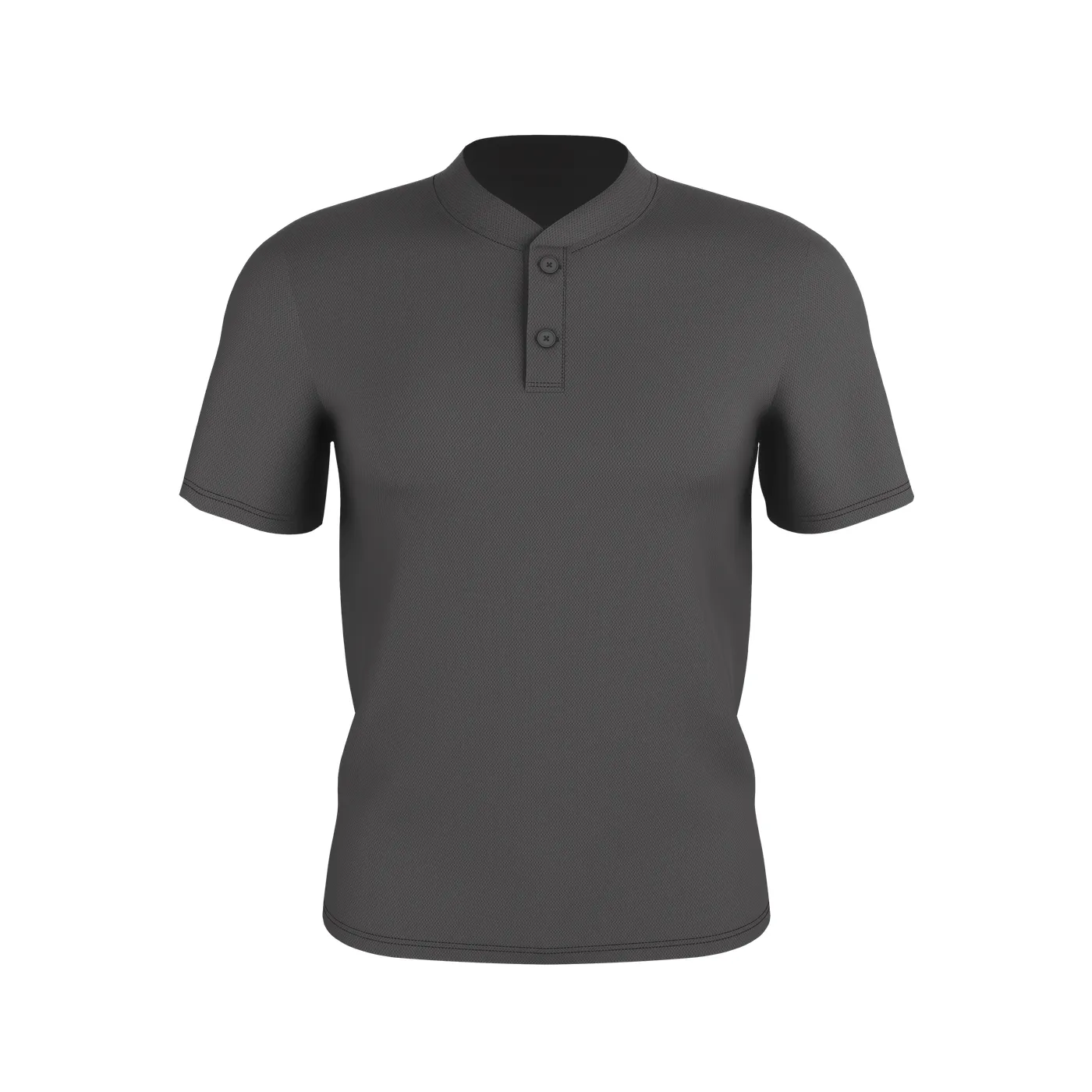 Badger Sport Adult Baseball 2 Button Henley Jersey