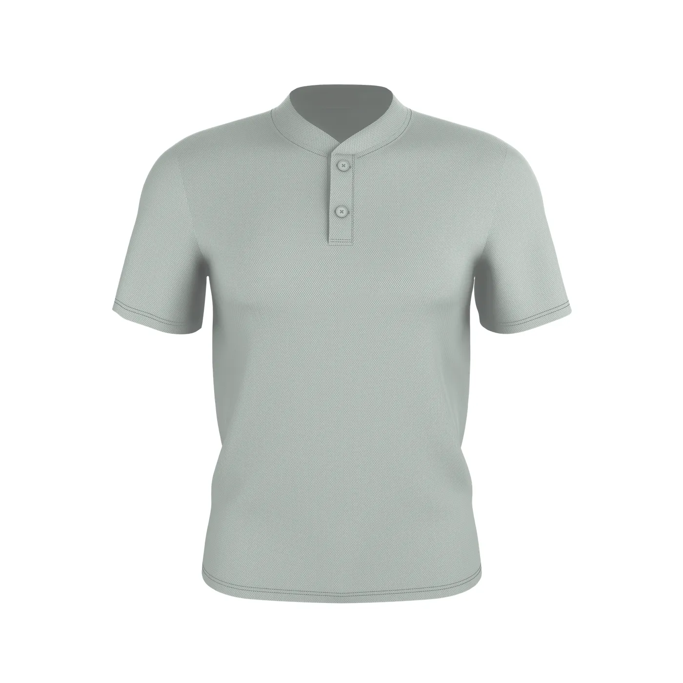 Badger Sport Youth Baseball 2 Button Henley Jersey