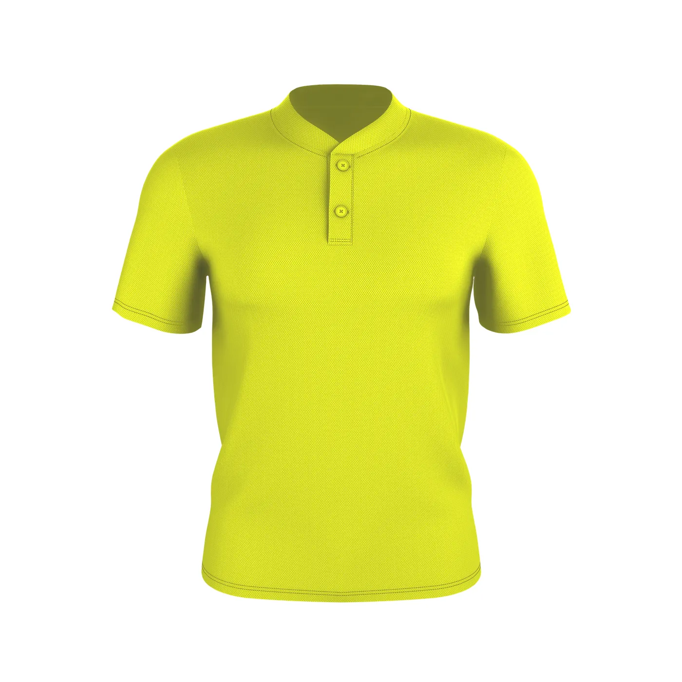Badger Sport Youth Baseball 2 Button Henley Jersey