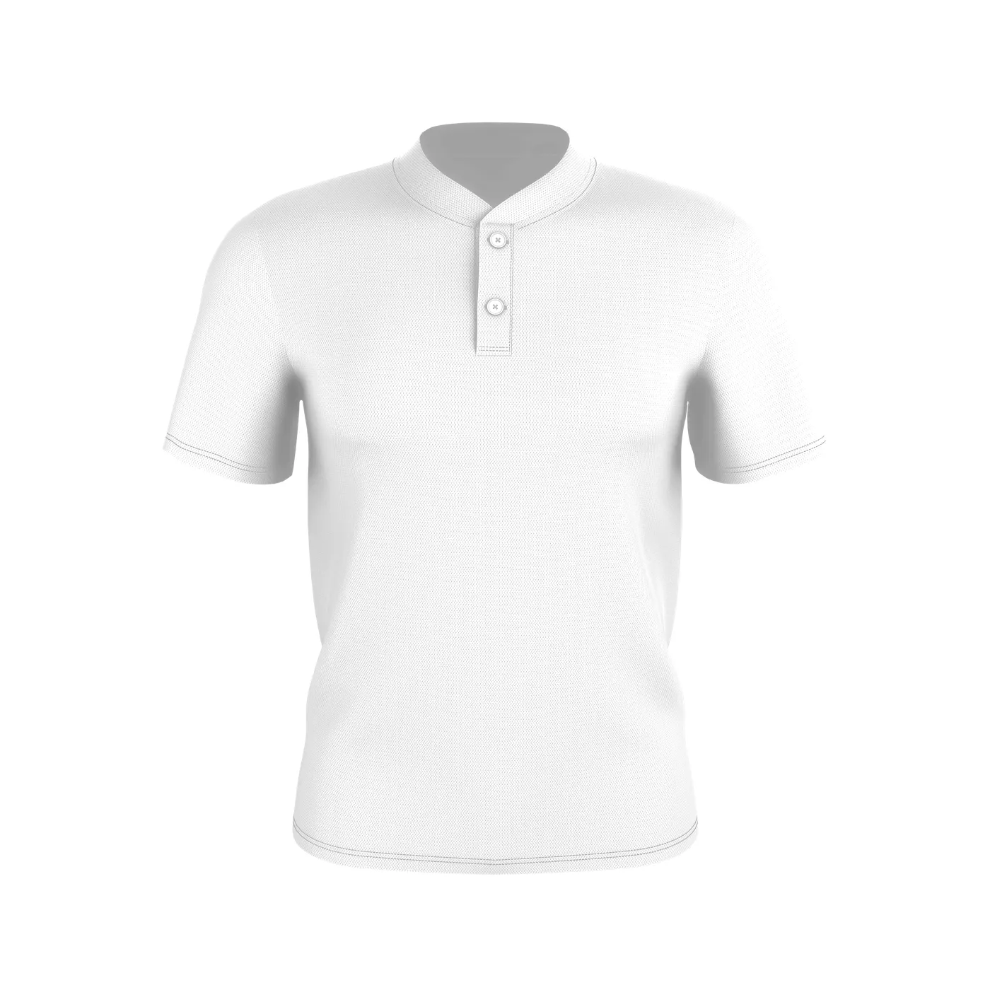 Badger Sport Youth Baseball 2 Button Henley Jersey
