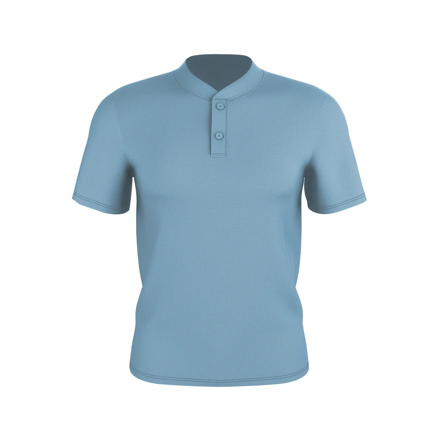 Badger Sport Youth Baseball 2 Button Henley Jersey