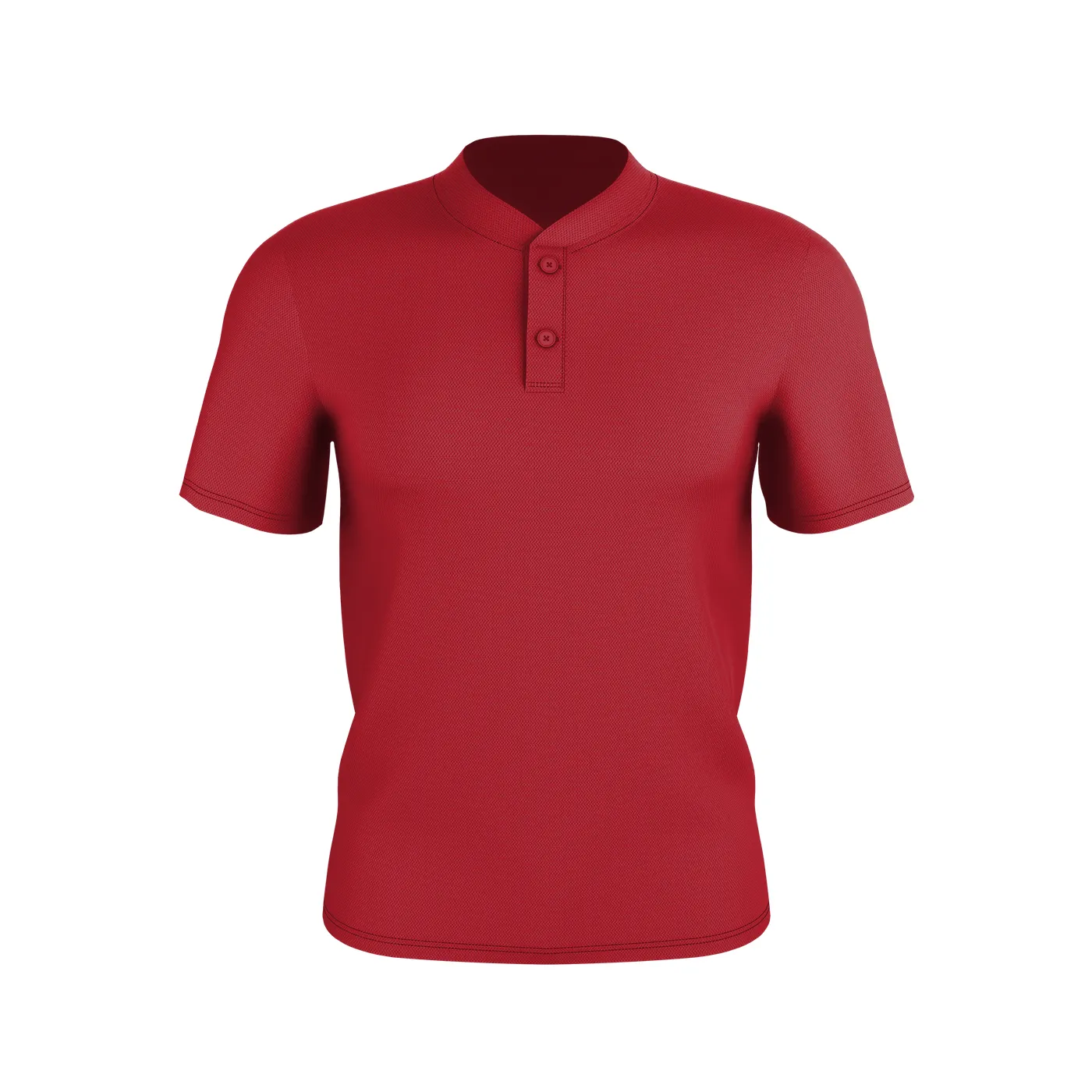 Badger Sport Youth Baseball 2 Button Henley Jersey