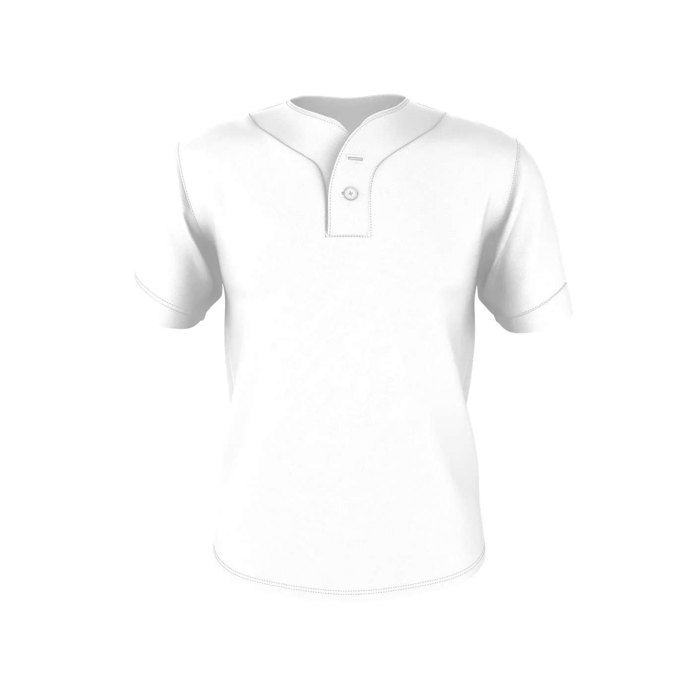 Badger Sport Youth Two Button Mesh Baseball Jersey With Piping