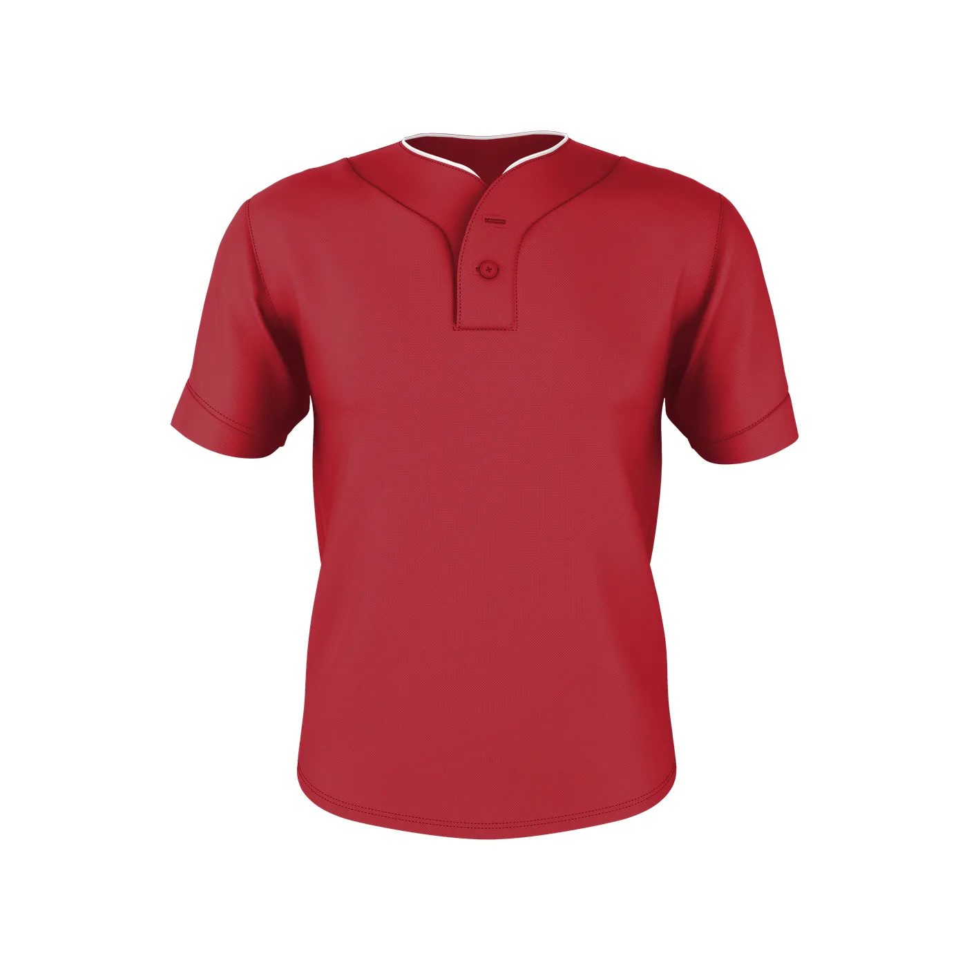 Badger Sport Youth Two Button Mesh Baseball Jersey With Piping