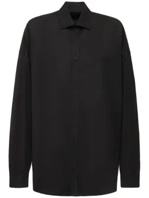 Balenciaga   Cocoon cotton poplin shirt 