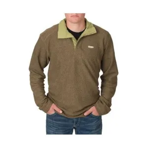 Banded Nubby Fleece Henley