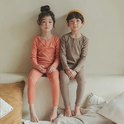 Basic Top|Bottom Set (Cocoa Orange) - Only 4/5