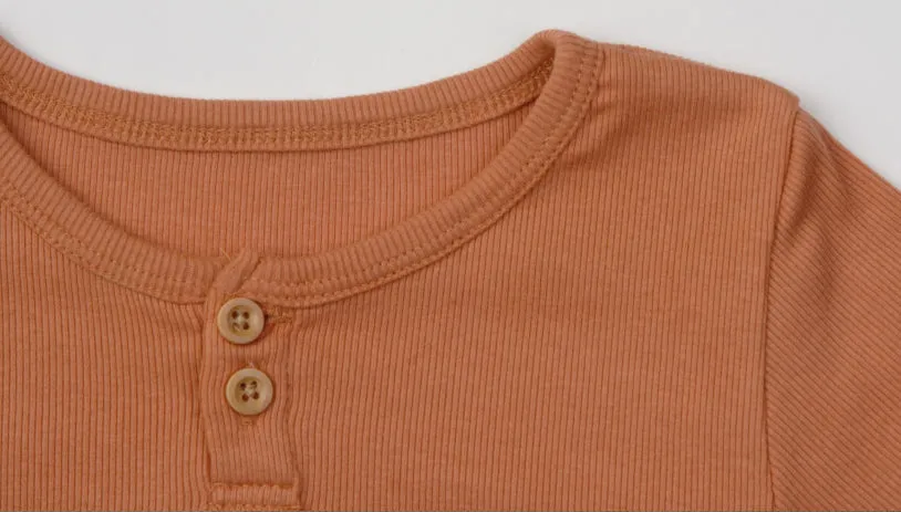 Basic Top|Bottom Set (Cocoa Orange) - Only 4/5