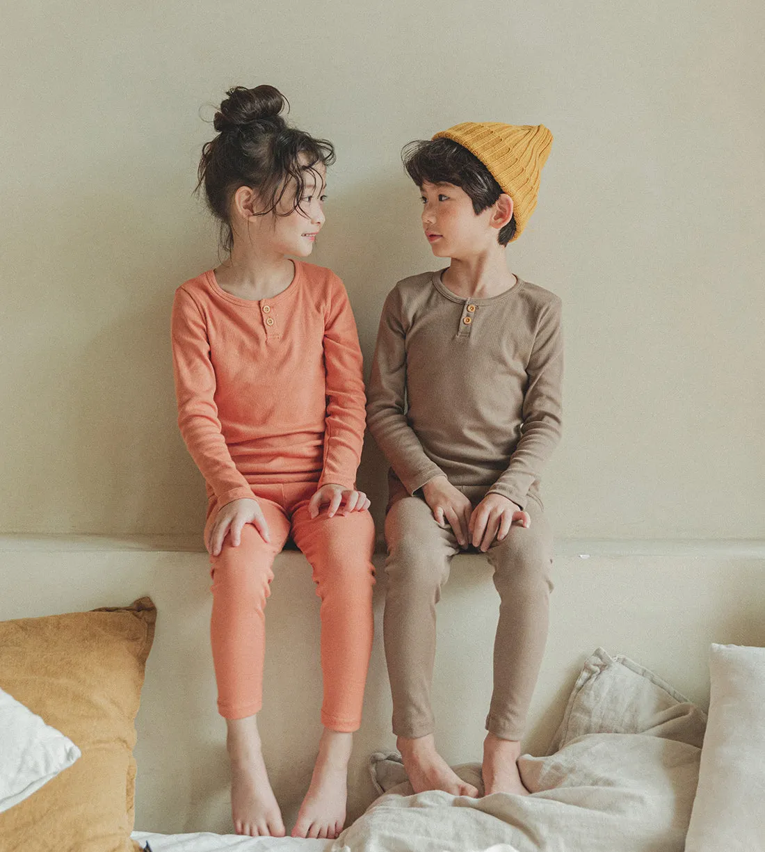 Basic Top|Bottom Set (Cocoa Orange) - Only 4/5