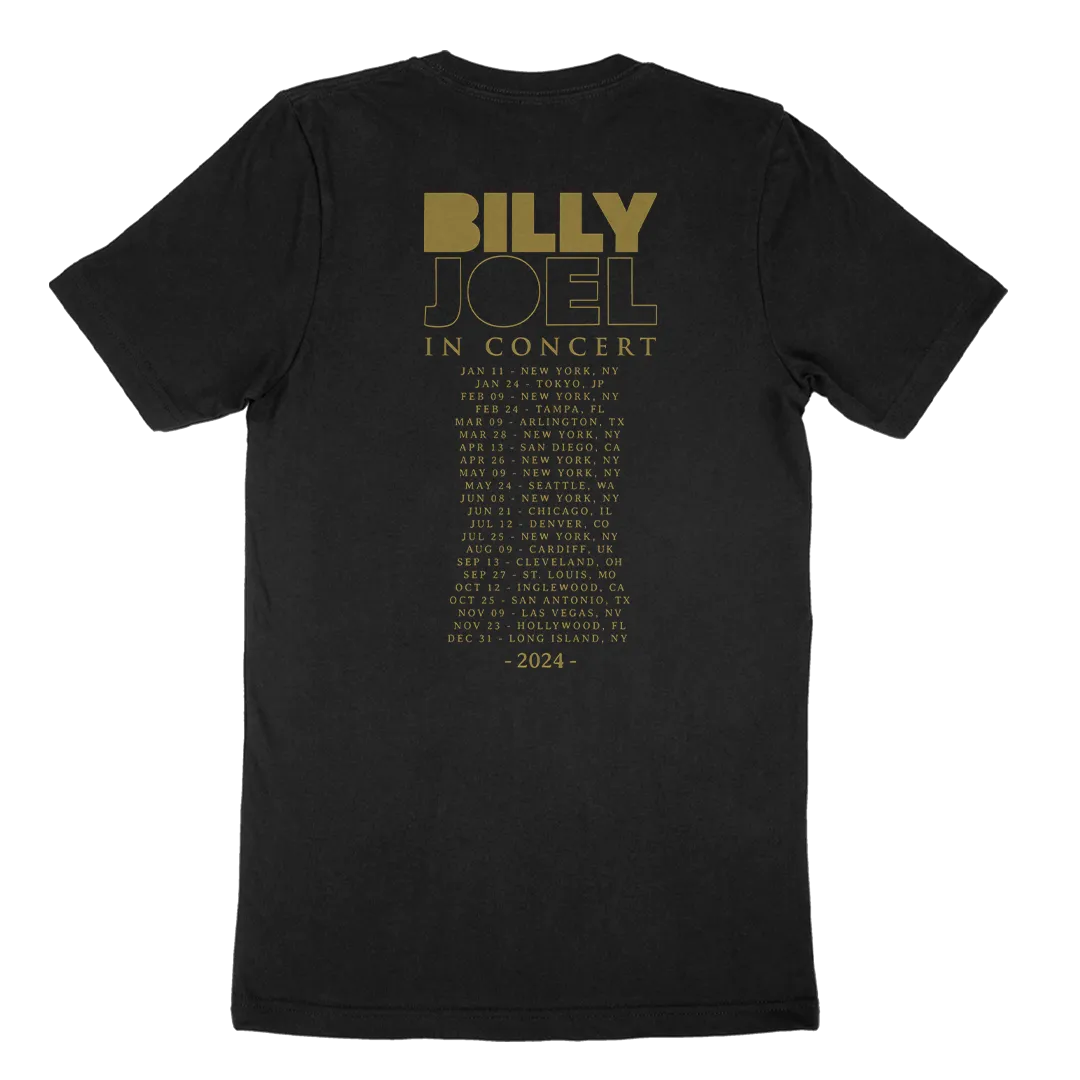 Billy Joel "In Concert Admat Itinerary" T-Shirt