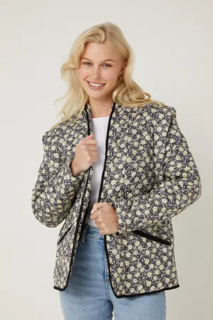 Black Quilted Vest