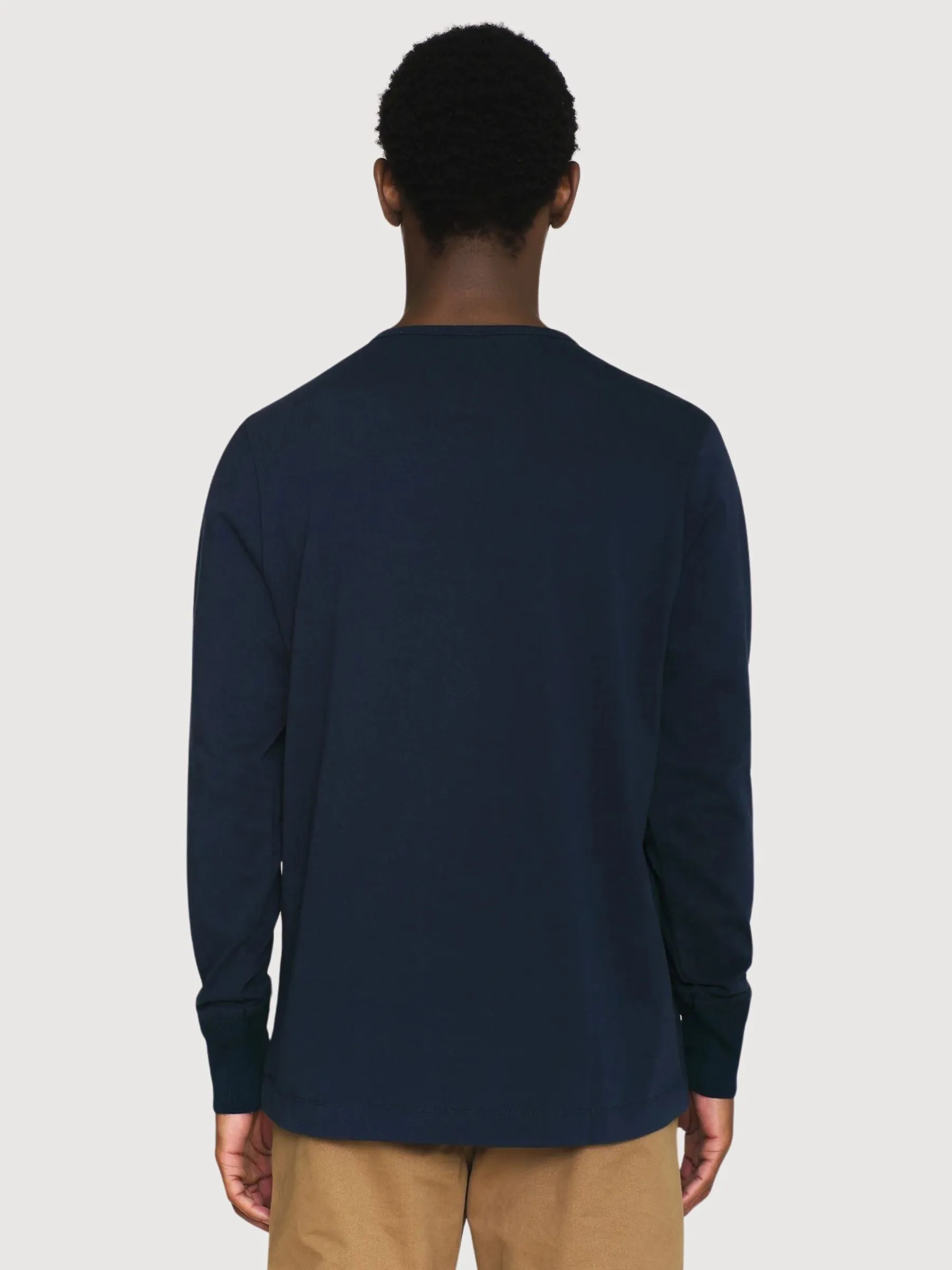 Bo Long sleeve Navy Blue Man | Knowledge Cotton Apparel