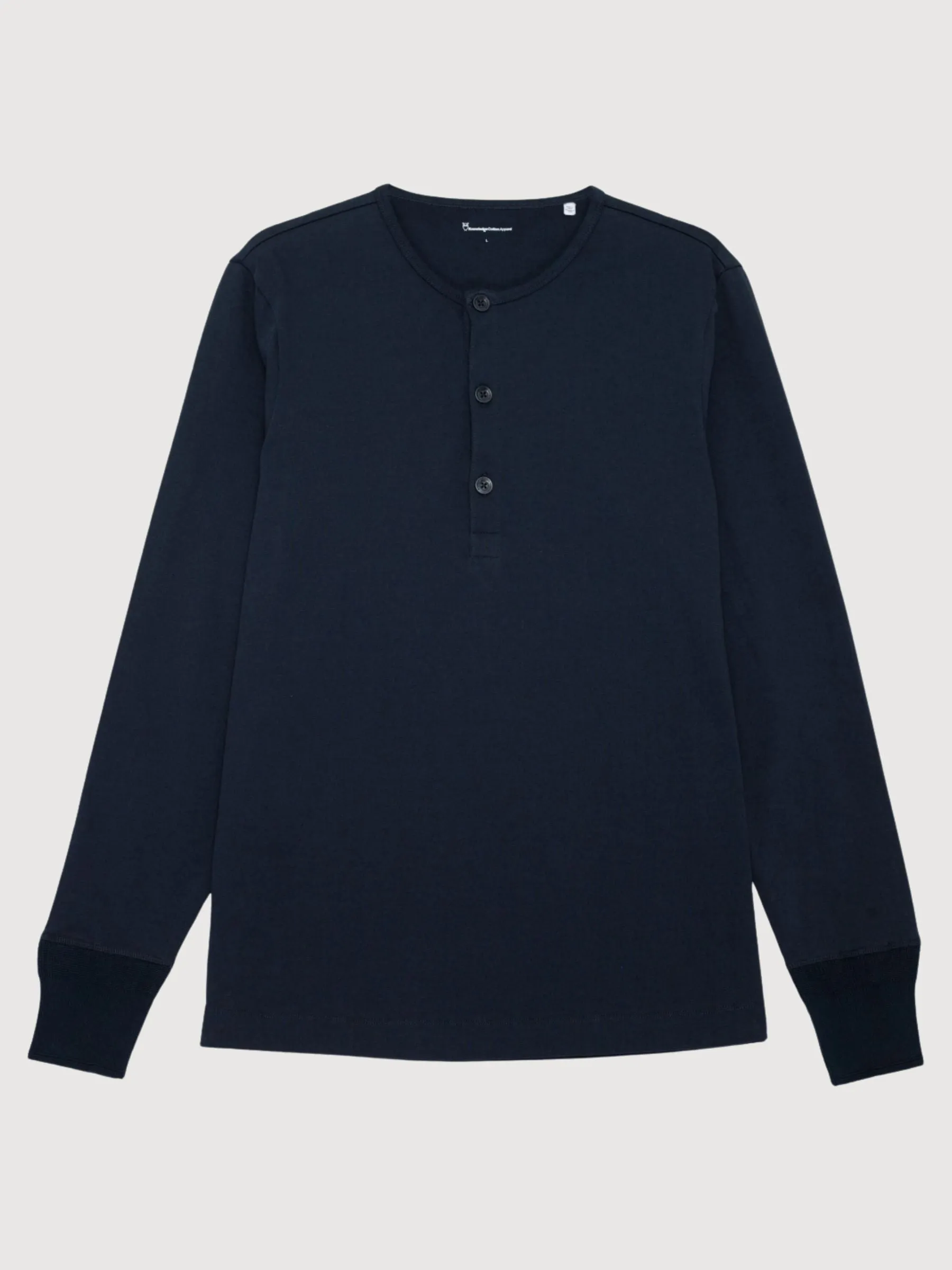 Bo Long sleeve Navy Blue Man | Knowledge Cotton Apparel