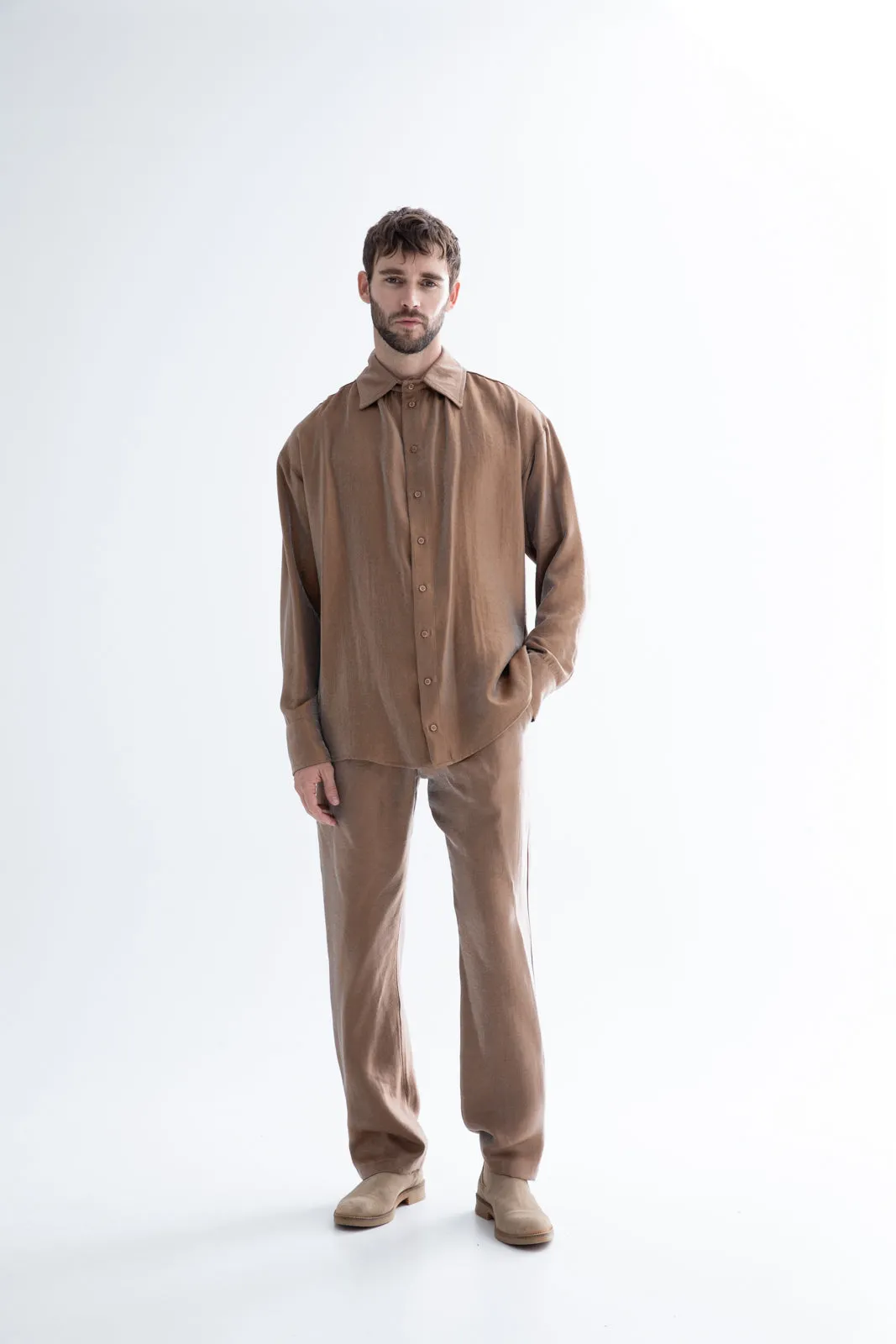 Calin Shirt Pearl Copper
