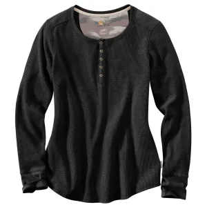 Carhartt Women's Black Heather Meadow Henley