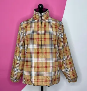 CATALINA NOVA CHECK ZIP JACKET - S