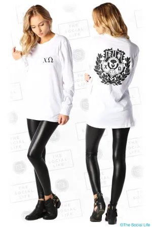 ChiO Crest Henley