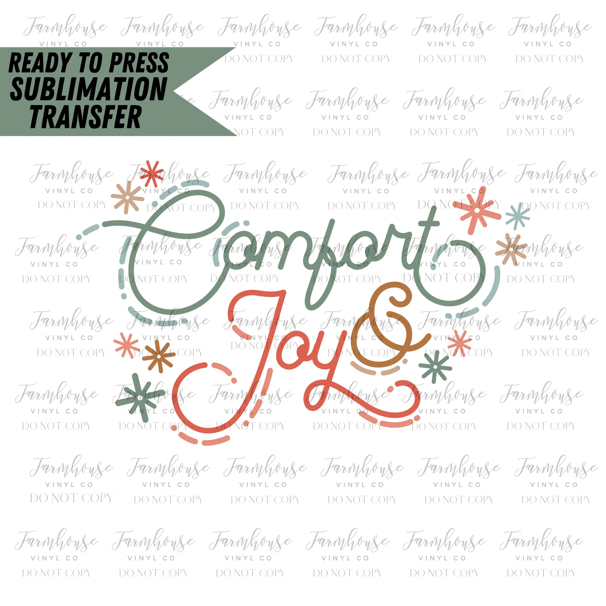 Christmas Sayings Ready to Press Sublimation Transfer