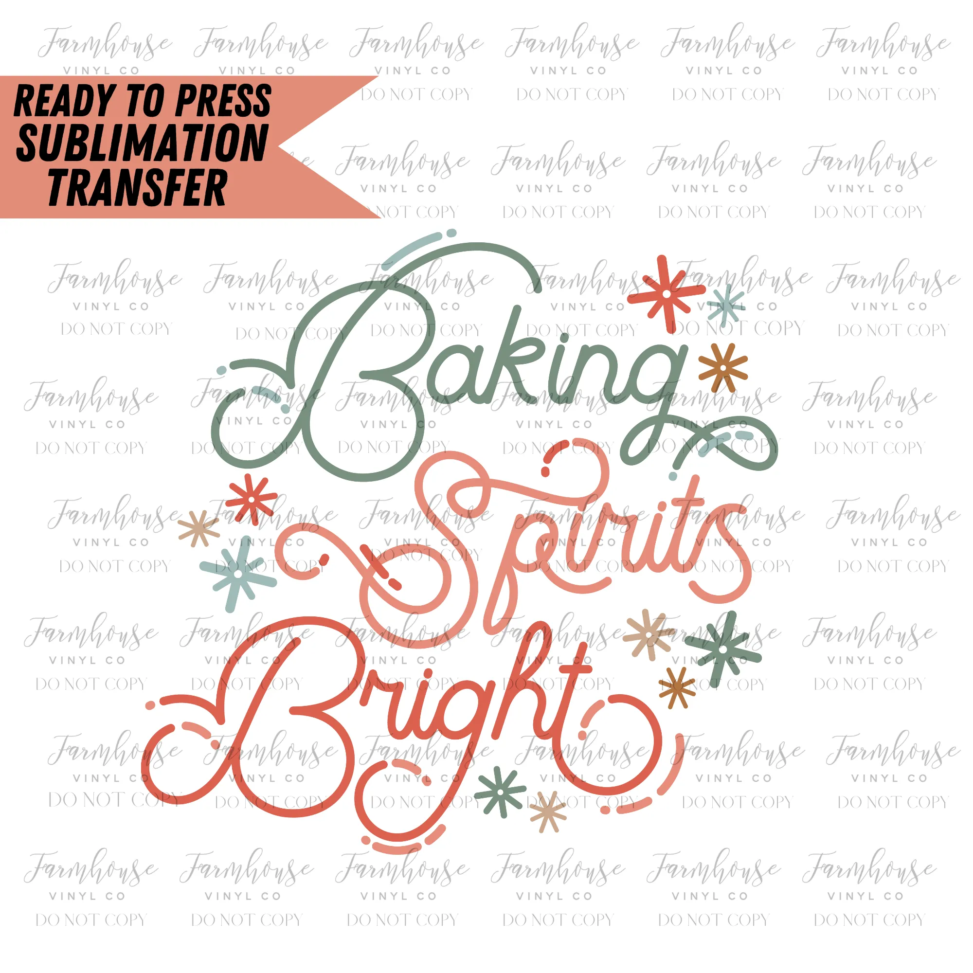 Christmas Sayings Ready to Press Sublimation Transfer