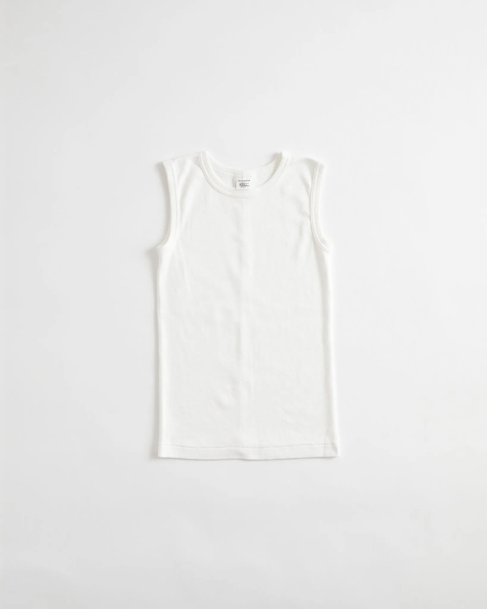 CIRCULAR RIB SLEEVELESS