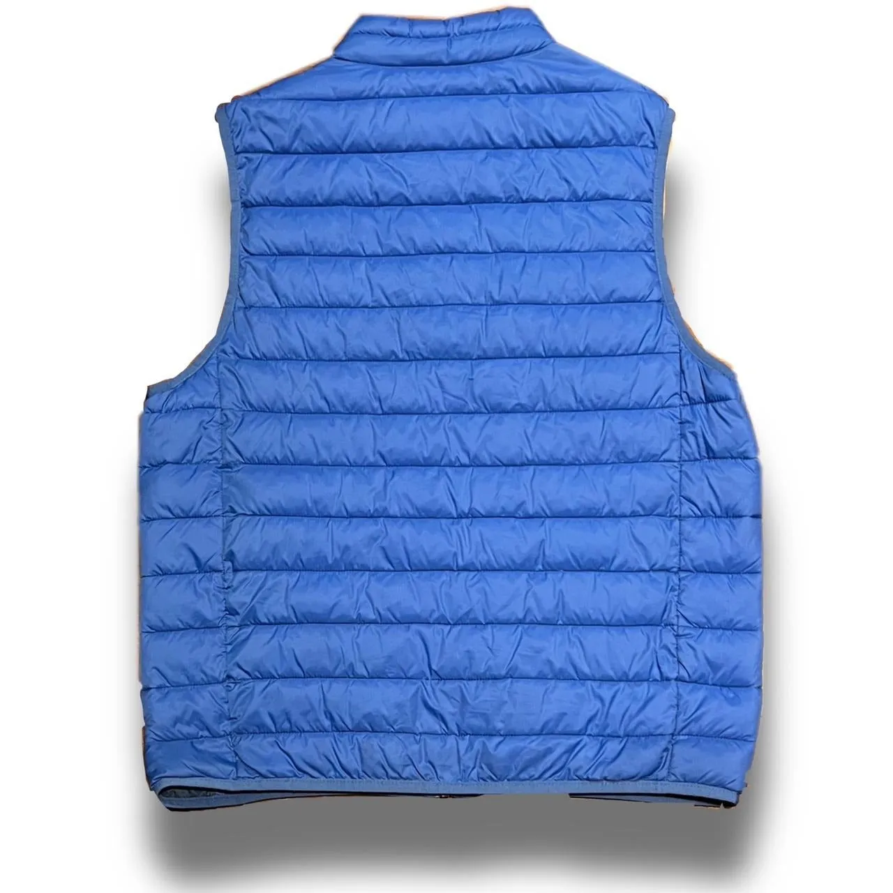 Club Room Men's Quilted Packable Puffer Vest Large Blue
