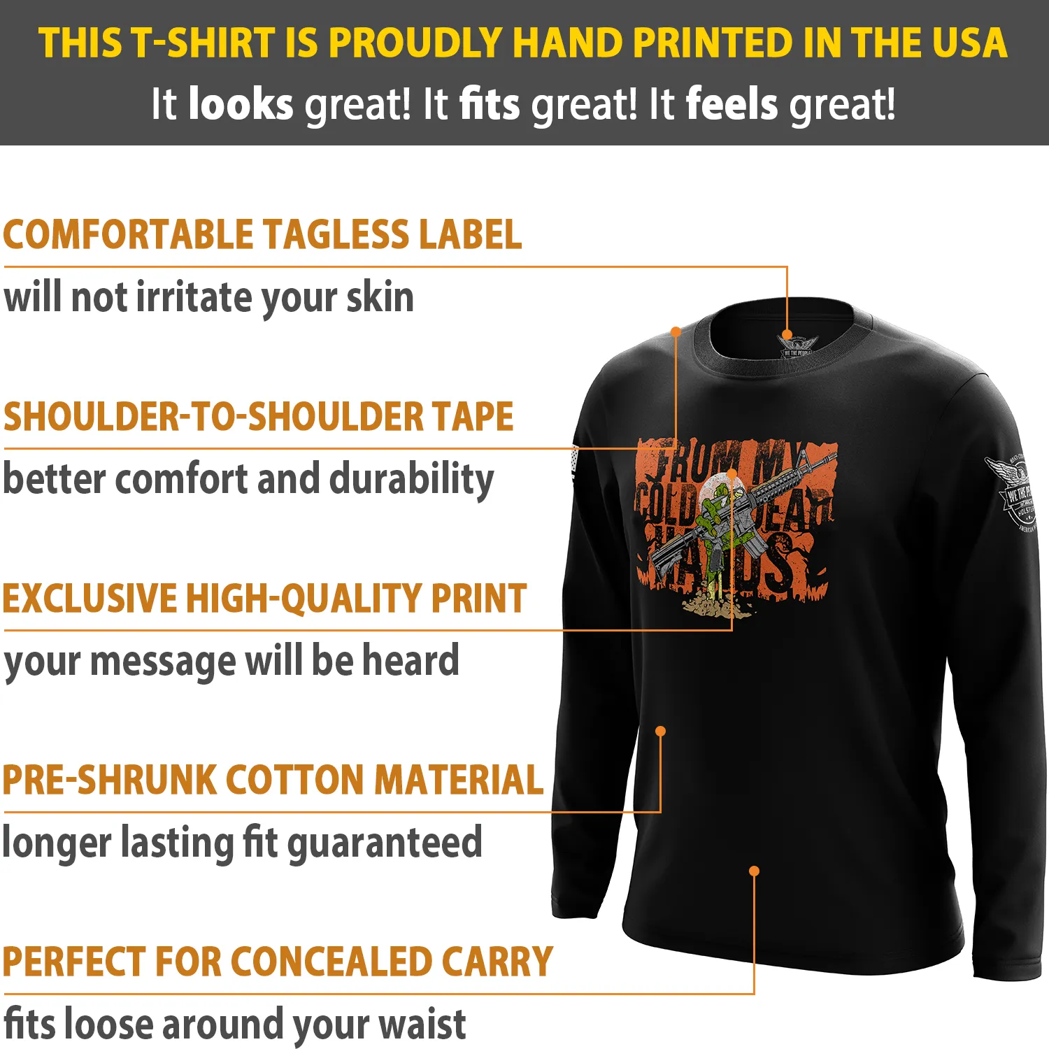 Cold Undead Hands Long Sleeve Shirt