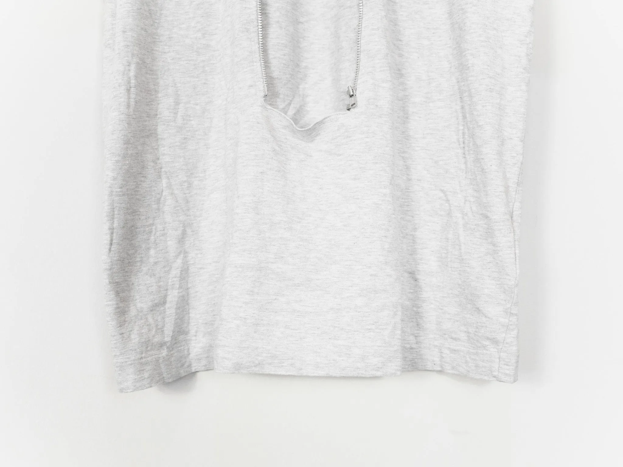 Comme des Garçons Homme Plus Cutout Zipper Tee