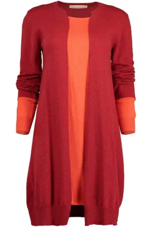 Contrast Panel Knit Dress
