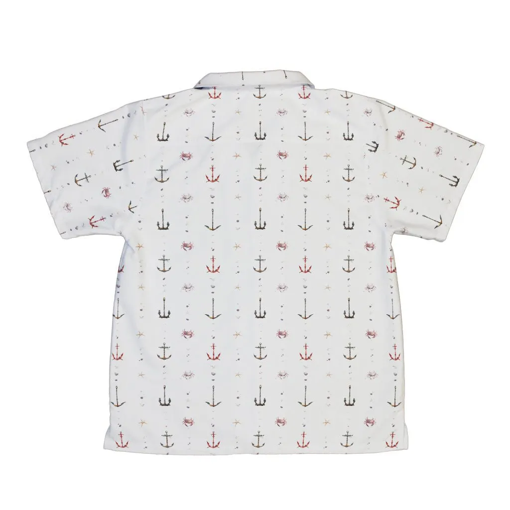 Crabby Anchors Youth Hawaiian Shirt