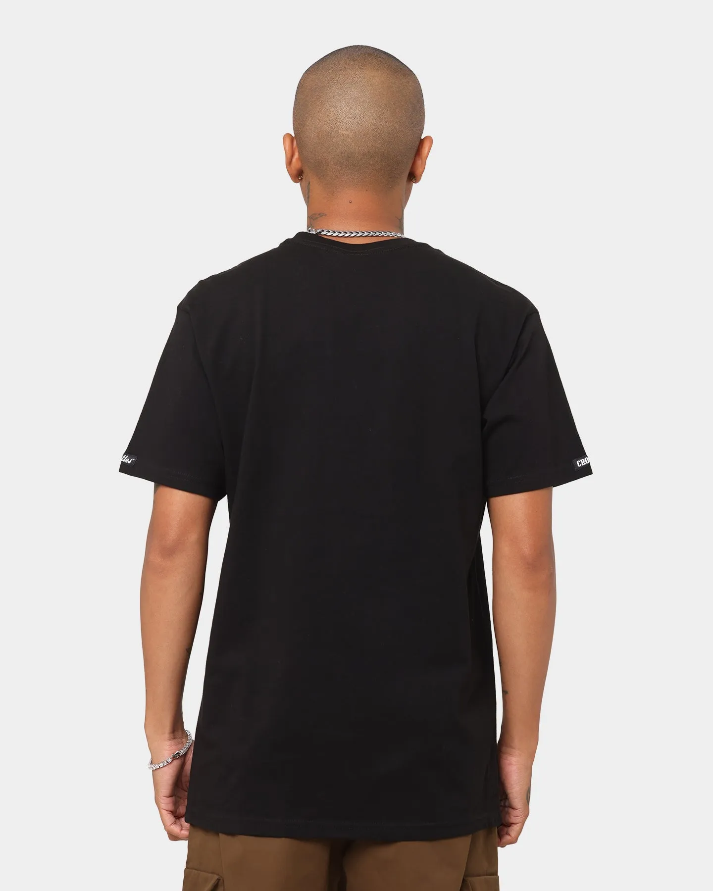 Crooks & Castles Deathrow Angels T-Shirt Black/Gold