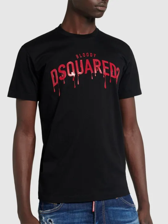 Dsquared2   Cool fit bloody logo t-shirt 