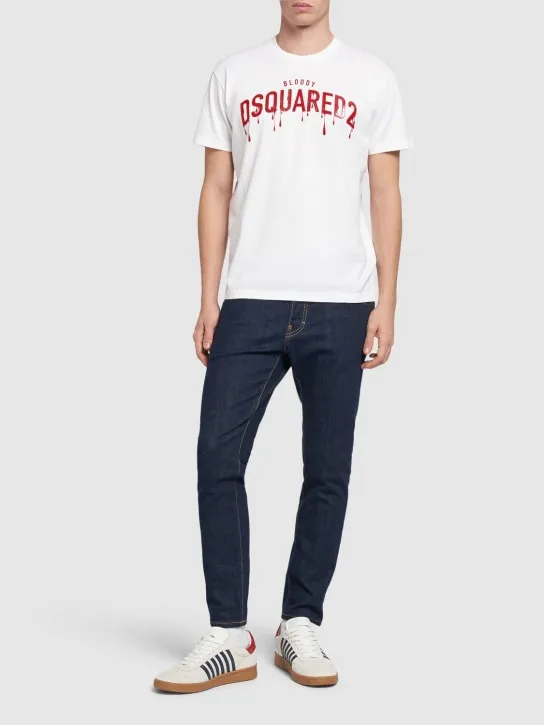 Dsquared2   Cool fit bloody logo t-shirt 