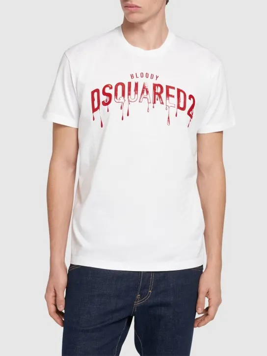 Dsquared2   Cool fit bloody logo t-shirt 