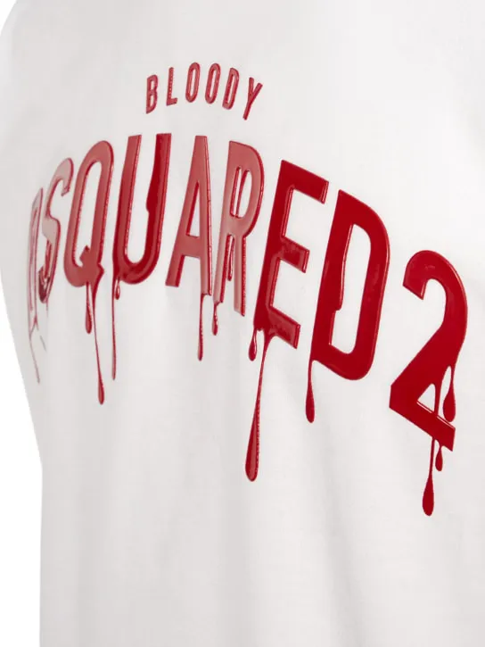 Dsquared2   Cool fit bloody logo t-shirt 