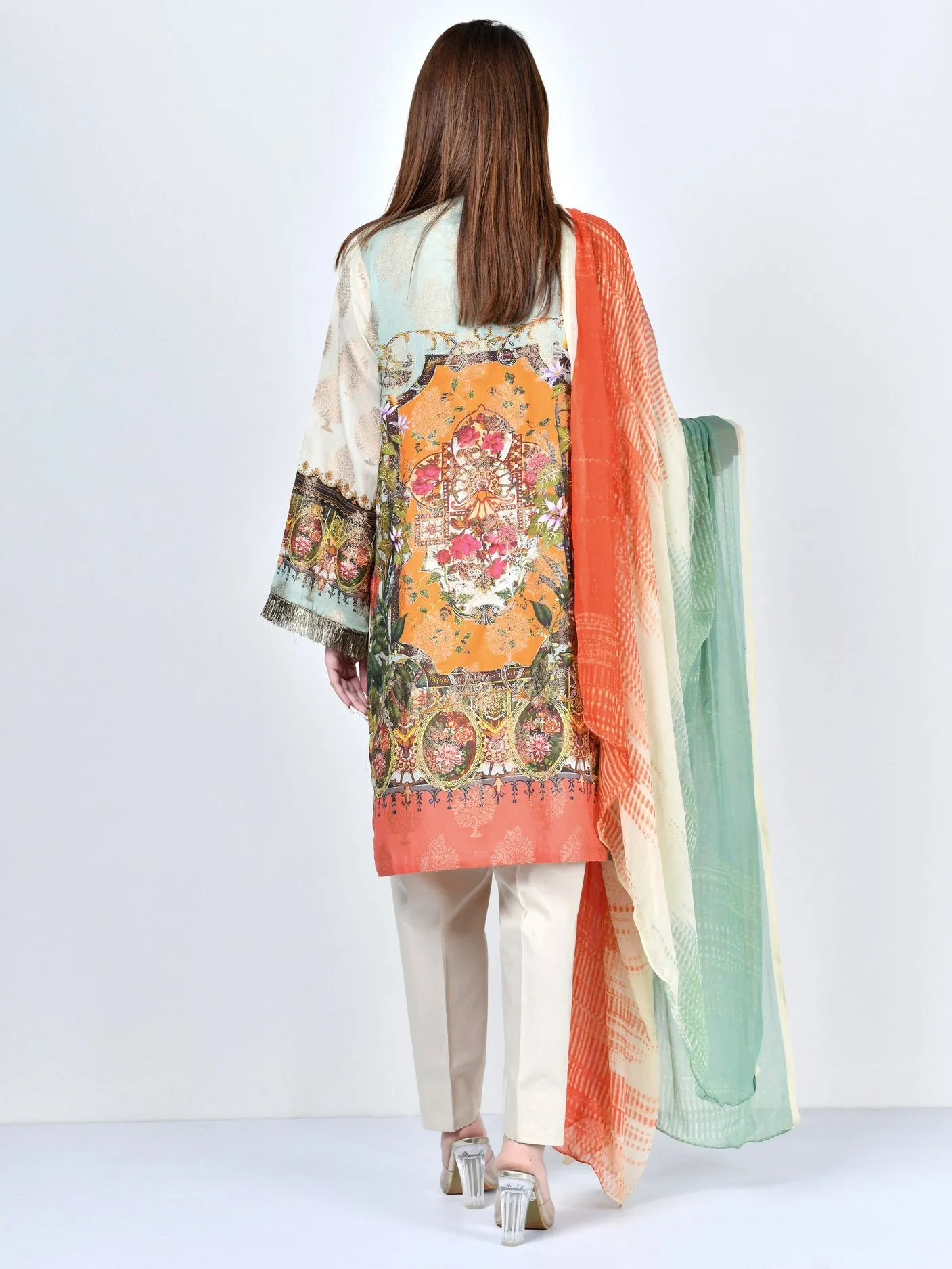Embroidered Jacquard Suit