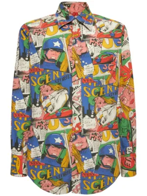 ERL   Cartoon printed shirt 