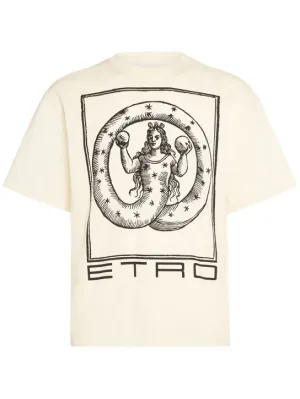 Etro   Logo cotton t-shirt 