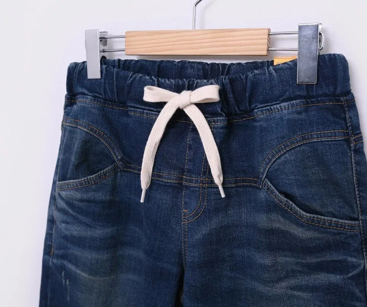 Female Casual High Waist Loose Jeans