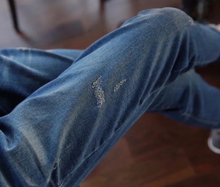 Female Casual High Waist Loose Jeans