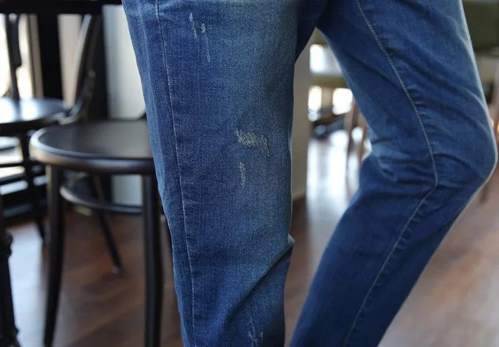 Female Casual High Waist Loose Jeans