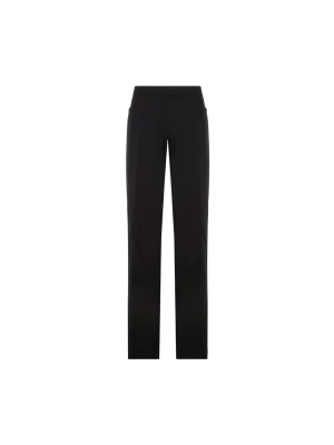 Flared Grain De Poudre Trousers