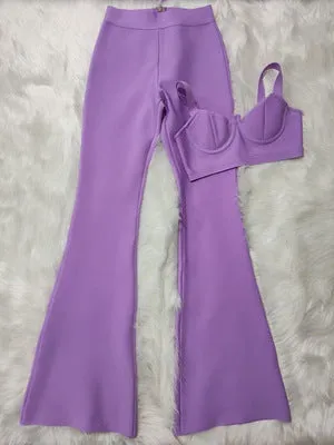 Foreign Sleeveless Top High Waist Pants Outfit